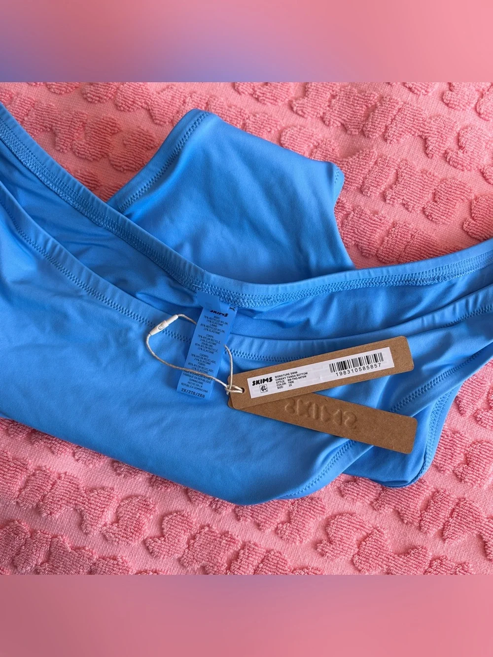 💙 SKIMS Signature Swim Cheeky Tanga Bottom | Tide | 2X | NWT 🏷️